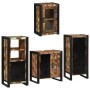 Juego de muebles de baño 4 pcs Madera reciclada maciza
