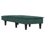 Sofá diván de terciopelo verde oscuro de vidaXL, Divanes - Ref: Foro24-352846, Precio: 149,54 €, Descuento: %