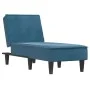Blue velvet chaise lounge sofa by vidaXL, Daybeds - Ref: Foro24-352834, Price: 134,31 €, Discount: %