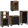 Juego de muebles de baño 4 pcs Madera reciclada maciza
