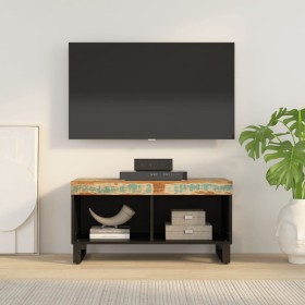 Mueble de TV madera maciza reciclada 85x33x43,5 cm