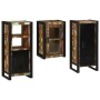 Juego de muebles de baño 3 pcs Madera reciclada maciza