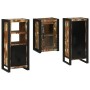 Juego de muebles de baño 3 pcs Madera reciclada maciza