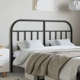 Kopfteil aus schwarzem Metall, 150 cm von vidaXL, Kopf- und Fußteile - Ref: Foro24-353669, Preis: 42,04 €, Rabatt: %