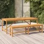Esstisch aus massivem Akazienholz 200x90x74 cm von vidaXL, Gartentische - Ref: Foro24-362242, Preis: 259,56 €, Rabatt: %