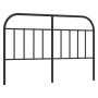 Kopfteil aus schwarzem Metall, 150 cm von vidaXL, Kopf- und Fußteile - Ref: Foro24-353669, Preis: 42,87 €, Rabatt: %