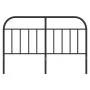 Kopfteil aus schwarzem Metall, 150 cm von vidaXL, Kopf- und Fußteile - Ref: Foro24-353669, Preis: 42,87 €, Rabatt: %