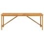 Mesa de comedor madera maciza de acacia 200x90x74 cm