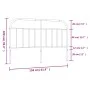 Kopfteil aus schwarzem Metall, 150 cm von vidaXL, Kopf- und Fußteile - Ref: Foro24-353669, Preis: 42,87 €, Rabatt: %