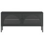 TV-Schrank aus schwarzem Glas und Stahl, 105 x 35 x 50 cm von vidaXL, TV-Möbel - Ref: Foro24-352998, Preis: 157,68 €, Rabatt: %