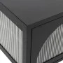 Black glass and steel TV cabinet 105x35x50 cm by vidaXL, TV Furniture - Ref: Foro24-352998, Price: 155,21 €, Discount: %