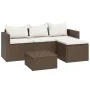 Braunes Gartenmöbelset aus synthetischem Rattan von vidaXL, Gartensets - Ref: Foro24-362329, Preis: 312,66 €, Rabatt: %