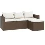Braunes Gartenmöbelset aus synthetischem Rattan von vidaXL, Gartensets - Ref: Foro24-362329, Preis: 312,66 €, Rabatt: %