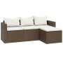 Braunes Gartenmöbelset aus synthetischem Rattan von vidaXL, Gartensets - Ref: Foro24-362329, Preis: 318,16 €, Rabatt: %