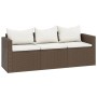 Braunes Gartenmöbelset aus synthetischem Rattan von vidaXL, Gartensets - Ref: Foro24-362329, Preis: 318,16 €, Rabatt: %