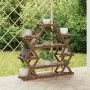 Blumenständer aus massivem Tannenholz, 110 x 25 x 105 cm von vidaXL, Topfständer - Ref: Foro24-362877, Preis: 44,79 €, Rabatt: %