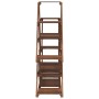 Soporte para flores de madera maciza abeto 110x25x105 cm de vidaXL, Soportes para macetas - Ref: Foro24-362877, Precio: 45,30...