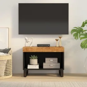 TV-Schrank aus massivem Mangoholz, 60 x 33 x 43,5 cm von vidaXL, TV-Möbel - Ref: Foro24-352881, Preis: 80,13 €, Rabatt: %