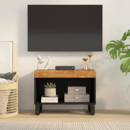 TV-Schrank aus massivem Mangoholz, 60 x 33 x 43,5 cm von vidaXL, TV-Möbel - Ref: Foro24-352881, Preis: 80,07 €, Rabatt: %