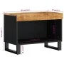 TV-Schrank aus massivem Mangoholz, 60 x 33 x 43,5 cm von vidaXL, TV-Möbel - Ref: Foro24-352881, Preis: 80,07 €, Rabatt: %