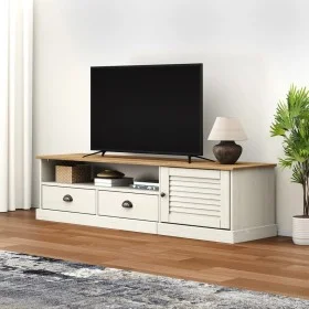 TV-Möbel VIGO aus massiver Kiefer in Weiß 156x40x40 cm von vidaXL, TV-Möbel - Ref: Foro24-353173, Preis: 149,64 €, Rabatt: %