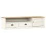 Mueble para TV VIGO madera maciza de pino blanco 156x40x40 cm de vidaXL, Muebles TV - Ref: Foro24-353173, Precio: 152,41 €, D...