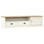 Mueble para TV VIGO madera maciza de pino blanco 156x40x40 cm by vidaXL, TV Furniture - Ref: Foro24-353173, Price: 149,64 €, ...