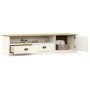 Mueble para TV VIGO madera maciza de pino blanco 156x40x40 cm de vidaXL, Muebles TV - Ref: Foro24-353173, Precio: 152,41 €, D...