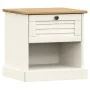 VIGO Nachttisch aus massivem weißem Kiefernholz 42x35x42 cm von vidaXL, Nachttische - Ref: Foro24-353155, Preis: 53,39 €, Rab...