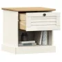 VIGO Nachttisch aus massivem weißem Kiefernholz 42x35x42 cm von vidaXL, Nachttische - Ref: Foro24-353155, Preis: 53,39 €, Rab...