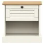 VIGO Nachttisch aus massivem weißem Kiefernholz 42x35x42 cm von vidaXL, Nachttische - Ref: Foro24-353155, Preis: 53,39 €, Rab...