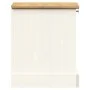 VIGO Nachttisch aus massivem weißem Kiefernholz 42x35x42 cm von vidaXL, Nachttische - Ref: Foro24-353155, Preis: 53,39 €, Rab...
