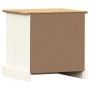 VIGO bedside table solid white pine wood 42x35x42 cm by vidaXL, Nightstands - Ref: Foro24-353155, Price: 54,10 €, Discount: %
