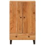 Sideboard with iron drawer and solid acacia wood 60x33x100 cm by vidaXL, Sideboards - Ref: Foro24-352934, Price: 228,21 €, Di...