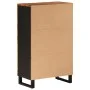 Sideboard with iron drawer and solid acacia wood 60x33x100 cm by vidaXL, Sideboards - Ref: Foro24-352934, Price: 223,41 €, Di...