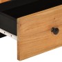 Aparador con cajón hierro y madera maciza acacia 60x33x100 cm de vidaXL, Aparadores - Ref: Foro24-352934, Precio: 228,04 €