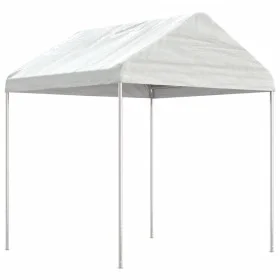 Pavillon mit weißem Polyethylendach 2,28x2,23x2,69 m von vidaXL, Zelte und Pavillons - Ref: Foro24-362635, Preis: 88,10 €, Ra...