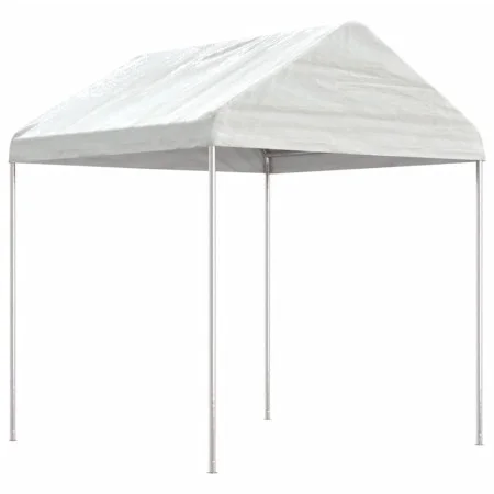 Gazebo with white polyethylene roof 2.28x2.23x2.69 m by vidaXL, Tents and gazebos - Ref: Foro24-362635, Price: 88,10 €, Disco...