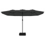 Sombrilla doble gris antracita 449x245 cm de vidaXL, Sombrillas - Ref: Foro24-362947, Precio: 197,93 €, Descuento: %