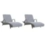 Beach towels 2 pcs gray fabric 400 g/m² 75x200 cm by vidaXL, Beach towels - Ref: Foro24-362672, Price: 52,07 €, Discount: %
