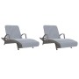Strandtücher 2 Stück grauer Stoff 400 g/m² 75x200 cm von vidaXL, Strandtücher - Ref: Foro24-362672, Preis: 52,94 €, Rabatt: %