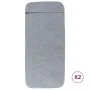 Beach towels 2 pcs gray fabric 400 g/m² 75x200 cm by vidaXL, Beach towels - Ref: Foro24-362672, Price: 52,07 €, Discount: %
