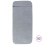 Toallas de playa 2 uds tela gris 400 g/m² 75x200 cm de vidaXL, Toallas de playa - Ref: Foro24-362672, Precio: 47,04 €, Descue...