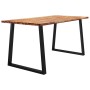 Esstisch mit lebendiger Kante massives Akazienholz 160x80x75cm von vidaXL, Küchen- und Esstische - Ref: Foro24-353290, Preis:...