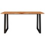 Esstisch mit lebendiger Kante massives Akazienholz 160x80x75cm von vidaXL, Küchen- und Esstische - Ref: Foro24-353290, Preis:...