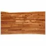 Mesa de comedor con borde vivo madera maciza acacia 160x80x75cm de vidaXL, Mesas de cocina y de comedor - Ref: Foro24-353290,...