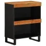Beistellschrank aus massivem Akazienholz, 60 x 33 x 75 cm von vidaXL, Nachttische - Ref: Foro24-352886, Preis: 59,68 €, Rabat...