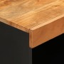 Armario auxiliar madera maciza de acacia 60x33x75 cm