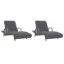 Strandtücher 2 Stück anthrazitgrauer Stoff 400 g/m² 75x200 cm von vidaXL, Strandtücher - Ref: Foro24-362674, Preis: 51,88 €, ...