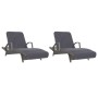 Strandtücher 2 Stück anthrazitgrauer Stoff 400 g/m² 75x200 cm von vidaXL, Strandtücher - Ref: Foro24-362674, Preis: 52,77 €, ...